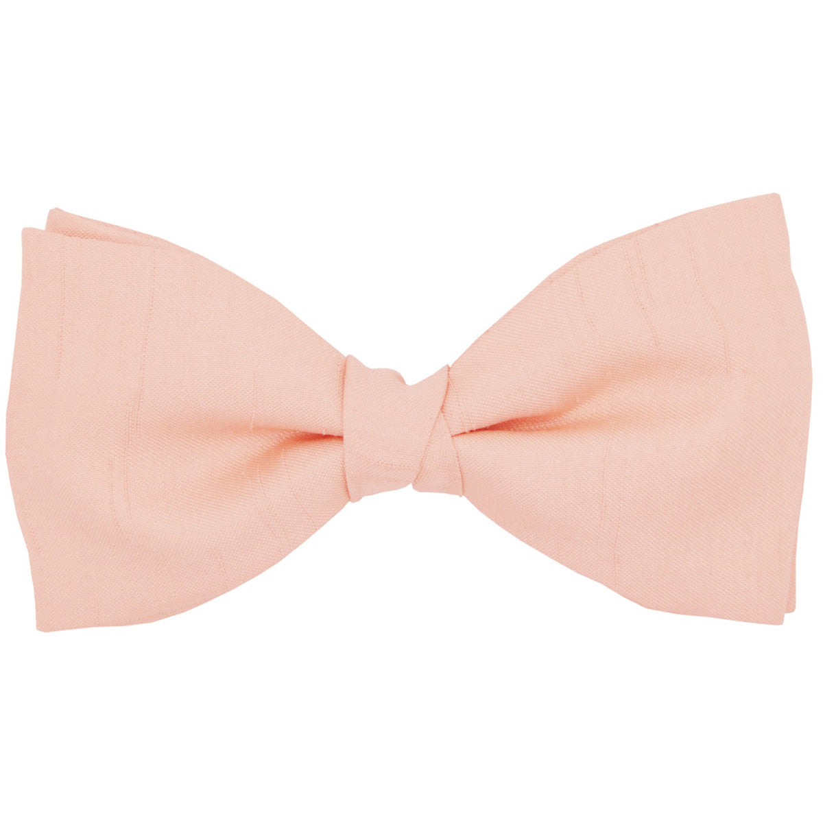 Clearance - Tea Rose Shantung Pre-Tied Bow Tie