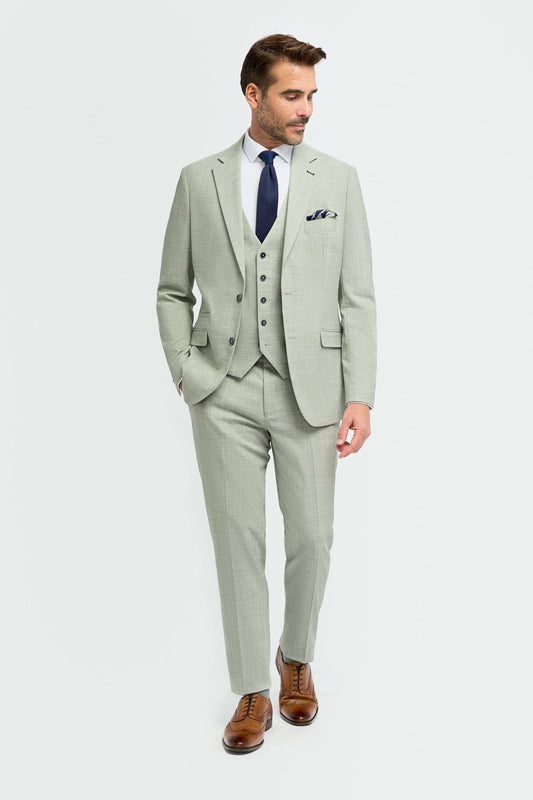 Camden Sage 3 Piece Suit - Suits - 