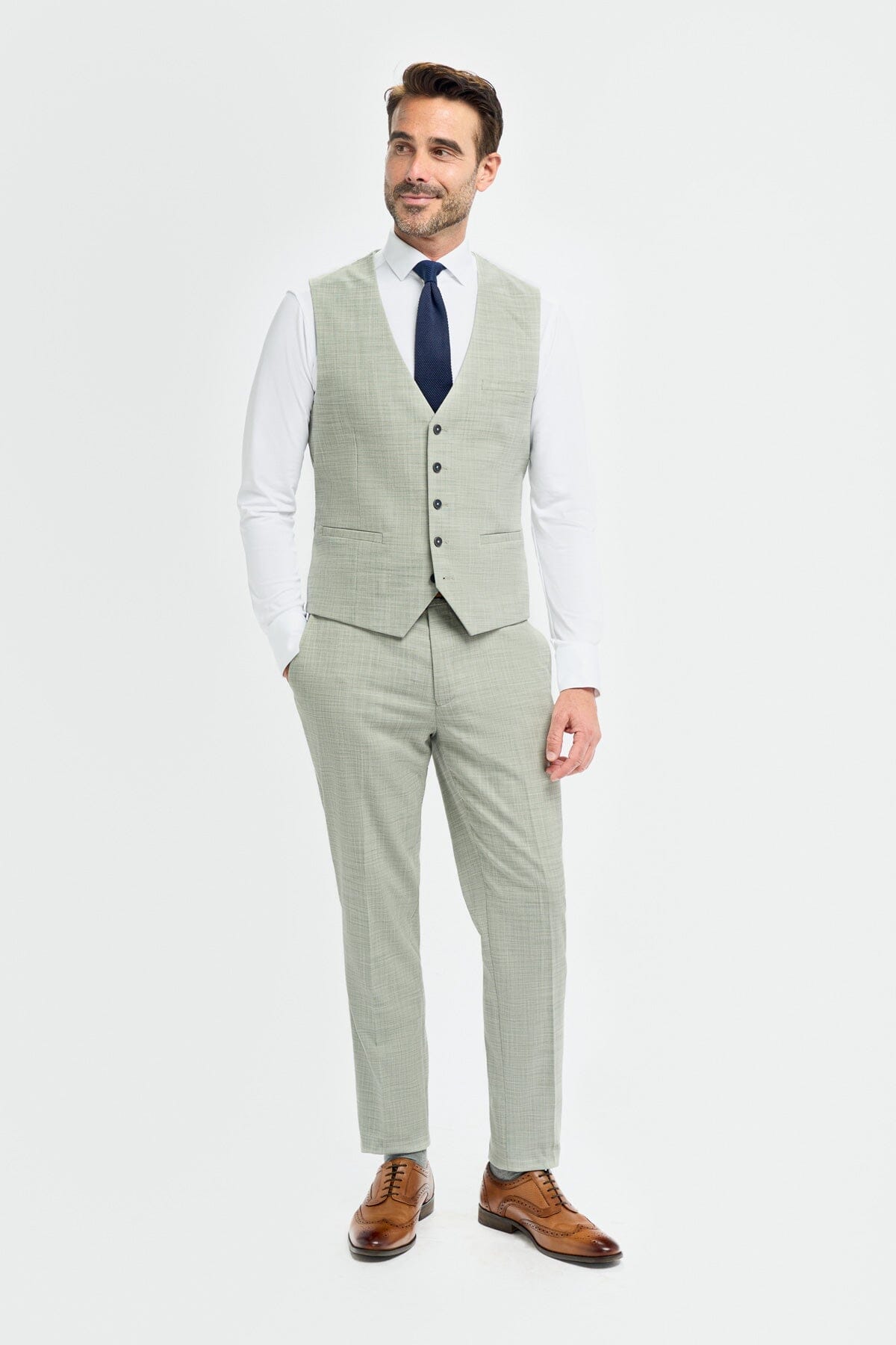 Camden Sage 3 Piece Suit - Suits - 