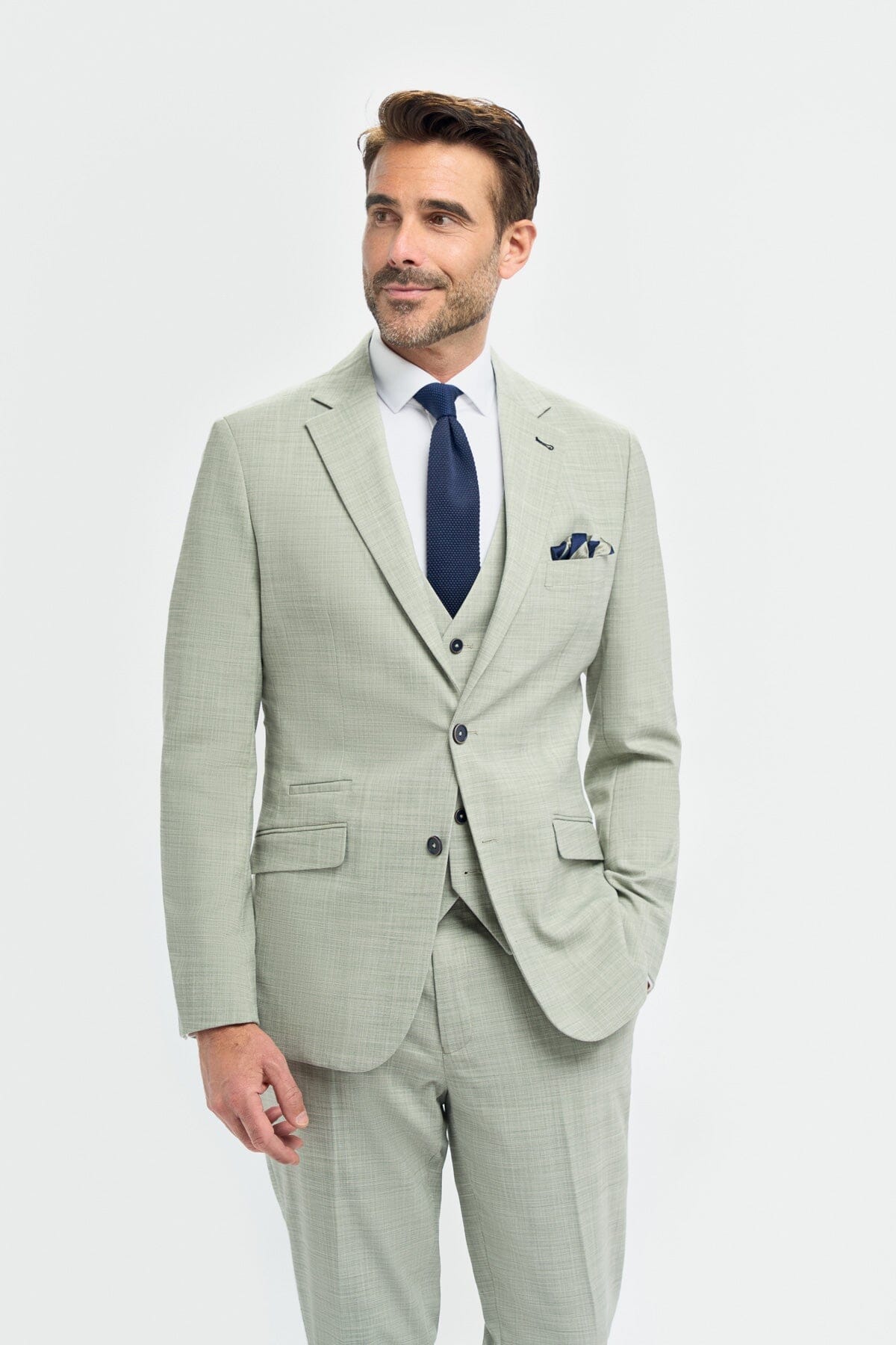 Camden Sage 3 Piece Suit - Suits - 