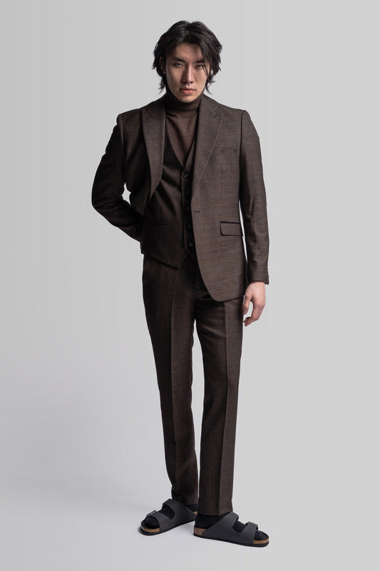 Caridi Brown 2 Piece Suit - Suits - 