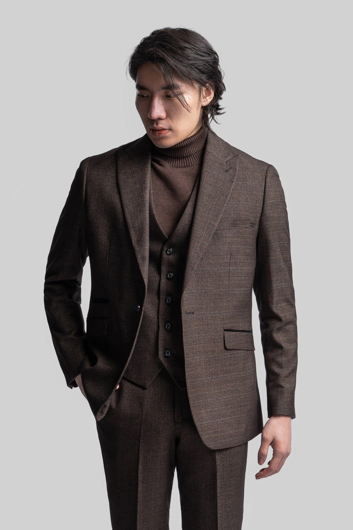 Caridi Brown Suit Swatch - Swatch - 