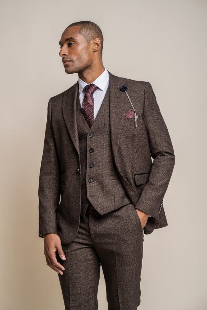 Caridi Brown Suit Swatch - Swatch - 