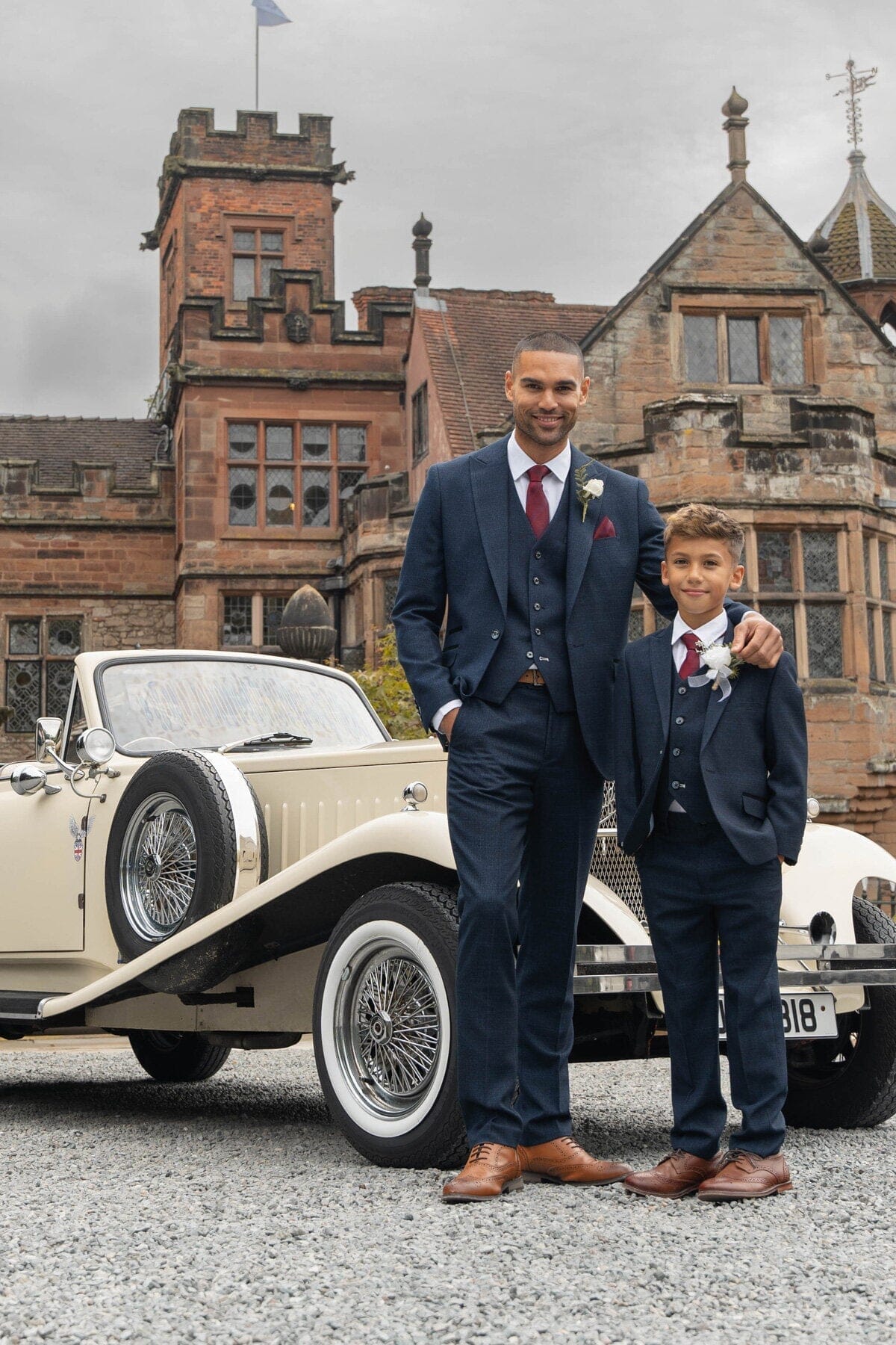 Caridi Navy 3 Piece Suit - Suits - 