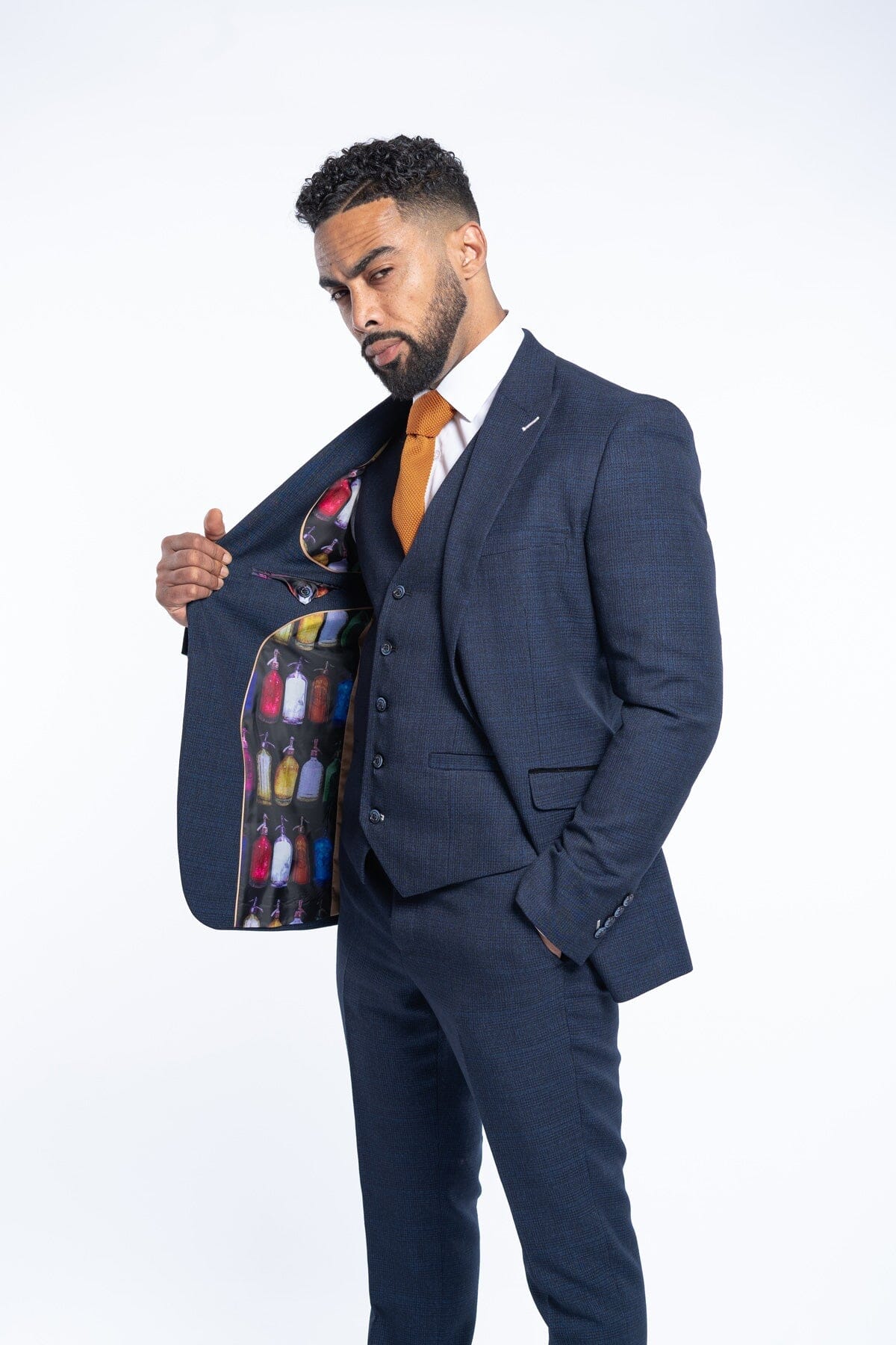 Caridi Navy Jacket - Blazers & Jackets - 