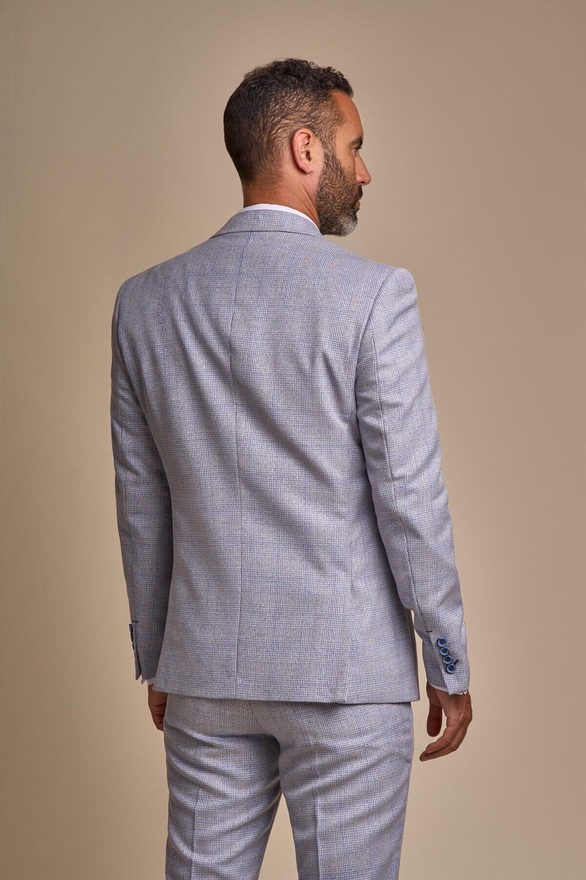 Caridi Sky Blue Jacket - Blazers & Jackets - 