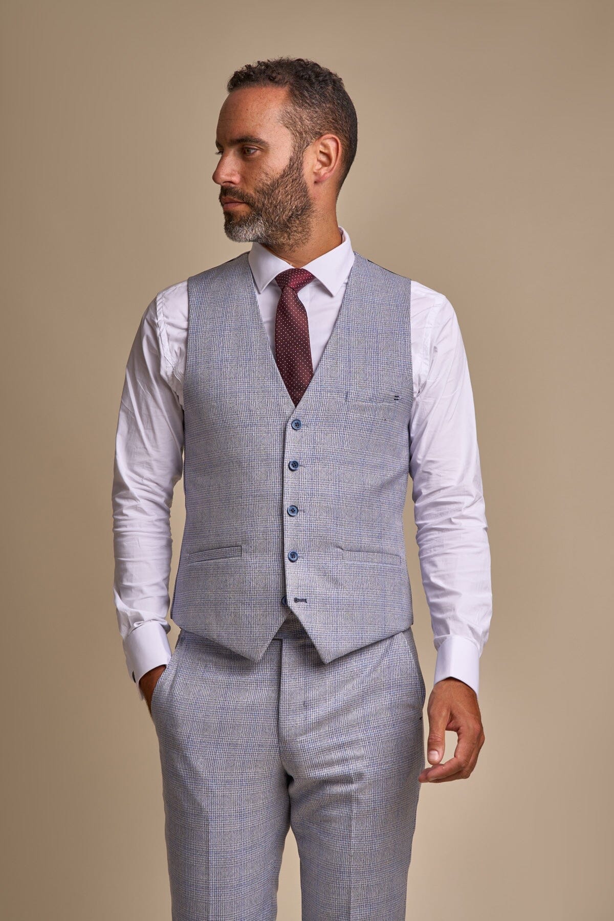 Caridi Sky Waistcoat - Waistcoats - 34R 