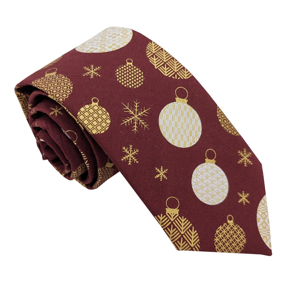 Christmas Baubles Tie – Threadpepper
