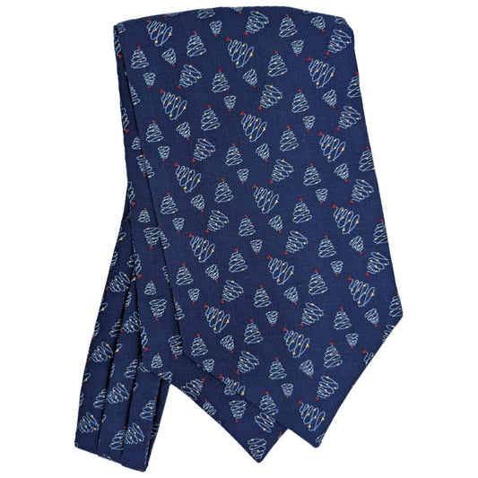Christmas Tree Swirls Cravat - Cravats - 