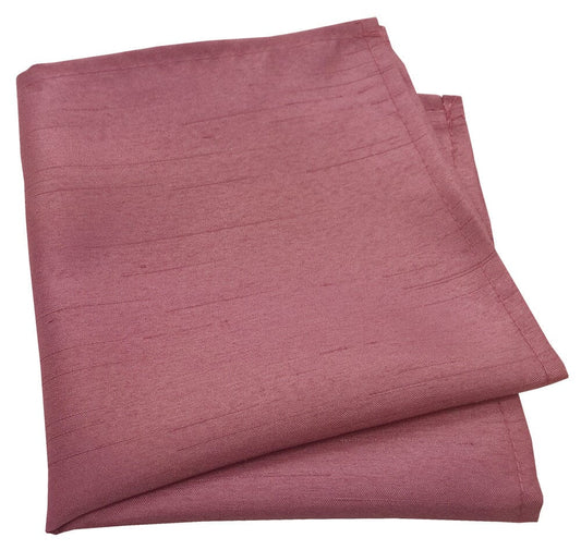 Clearance - Antique Rose Shantung Pocket Square - Pocket Square - 