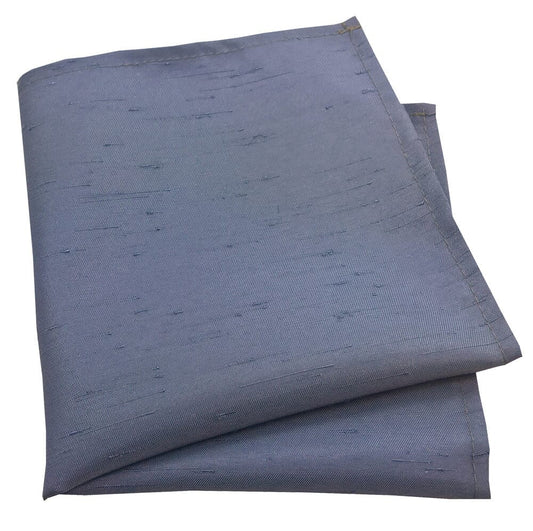 Clearance - Chambray Shantung Pocket Square - Pocket Square - 