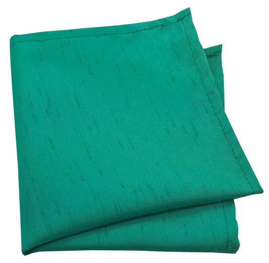 Clearance - Jade Shantung Pocket Square - Pocket Square - 