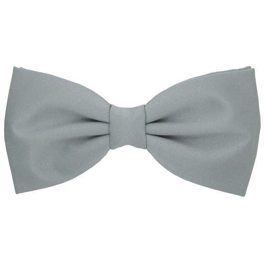 Clearance - Mid Grey Pre-Tied Bow Tie - Bow Ties - 