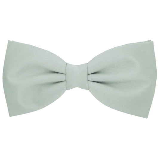 Clearance - Pearl Silver Pre-Tied Bow Tie - Bow Ties - 