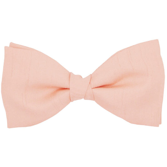 Clearance - Tea Rose Shantung Pre-Tied Bow Tie - Bow Ties - 