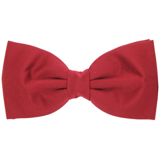 Clearance - Wine Red Pre-Tied Bow Tie - Bow Ties - 