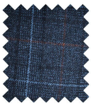 Cody Blue Check Suit Swatch - Swatch - 