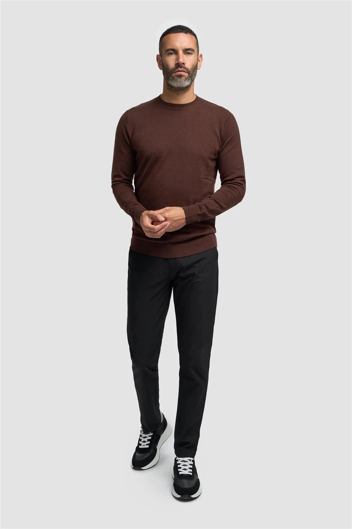 Connall Wool Crewneck Jumper - Jumpers - 