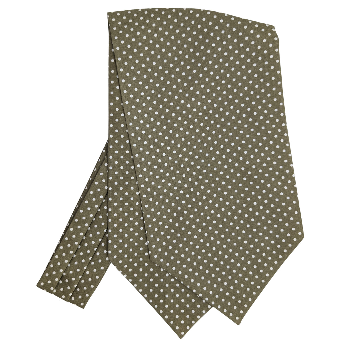 Moss Spot Cotton Cravat