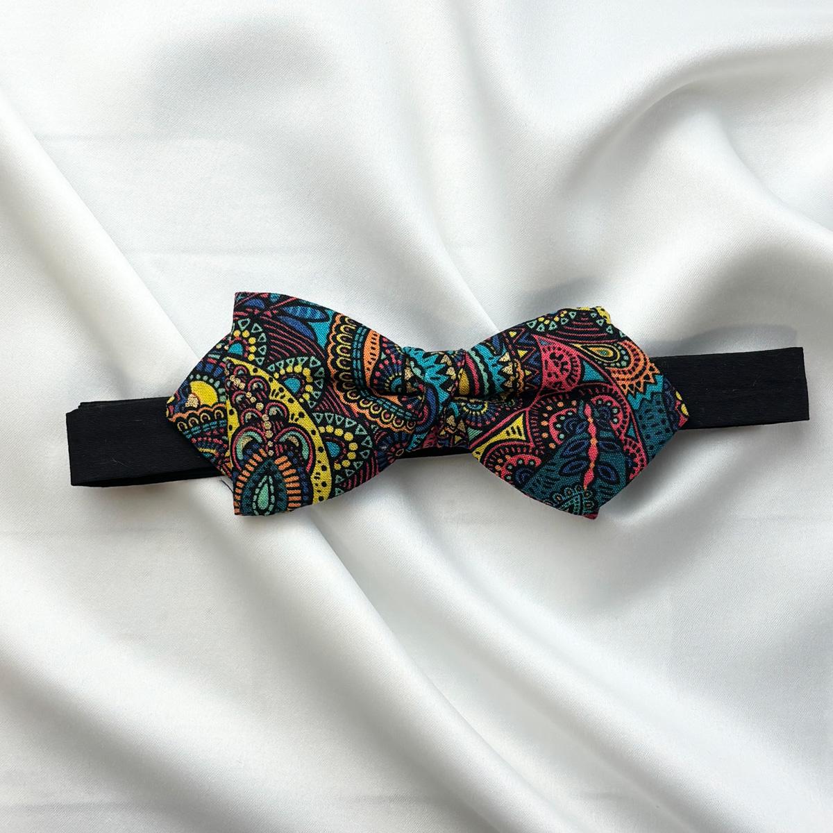 All That Jazz Diamond Point Ready-Tied Bow Tie