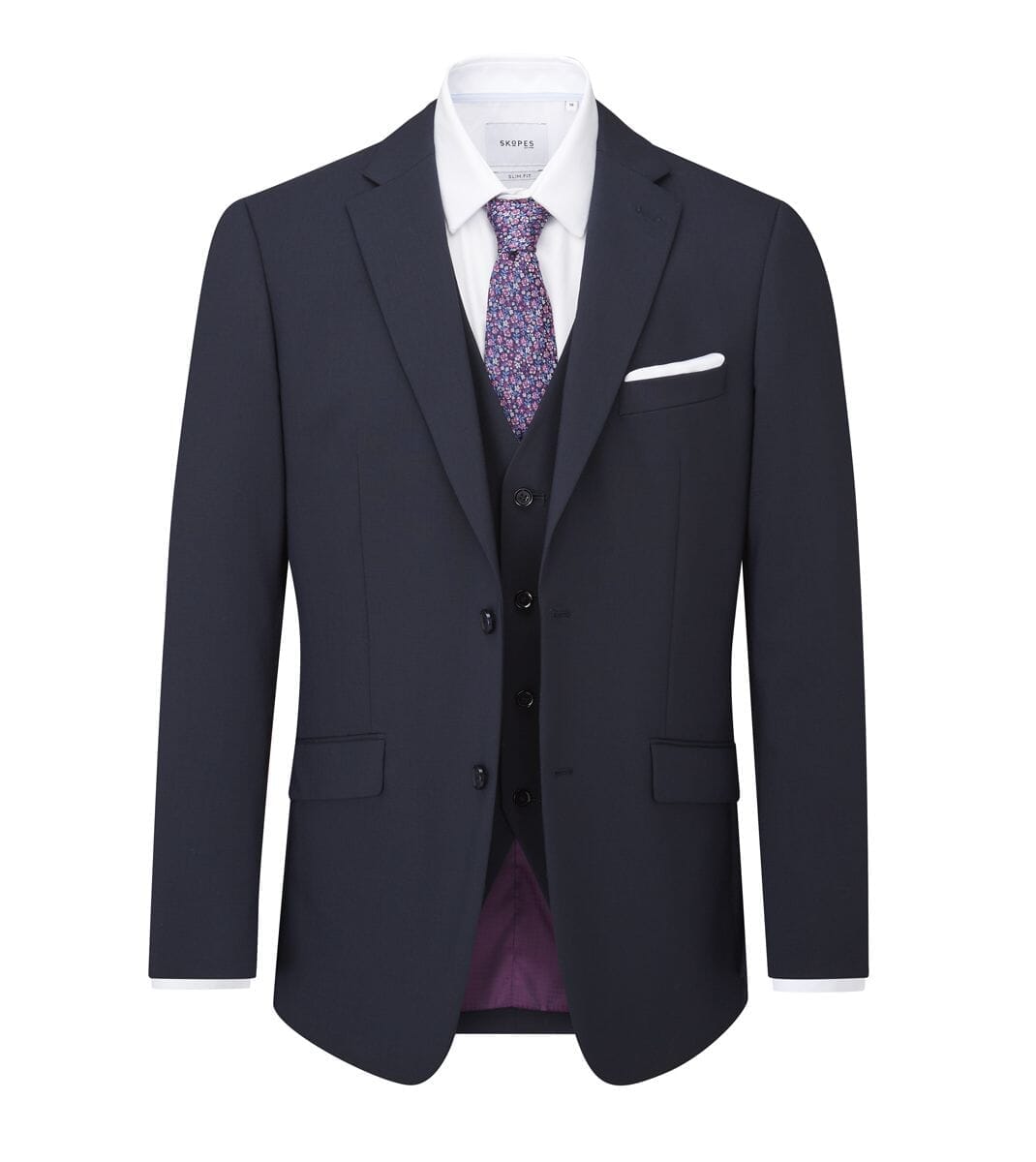 Darwin Navy 2 Piece Suit - Suits - 