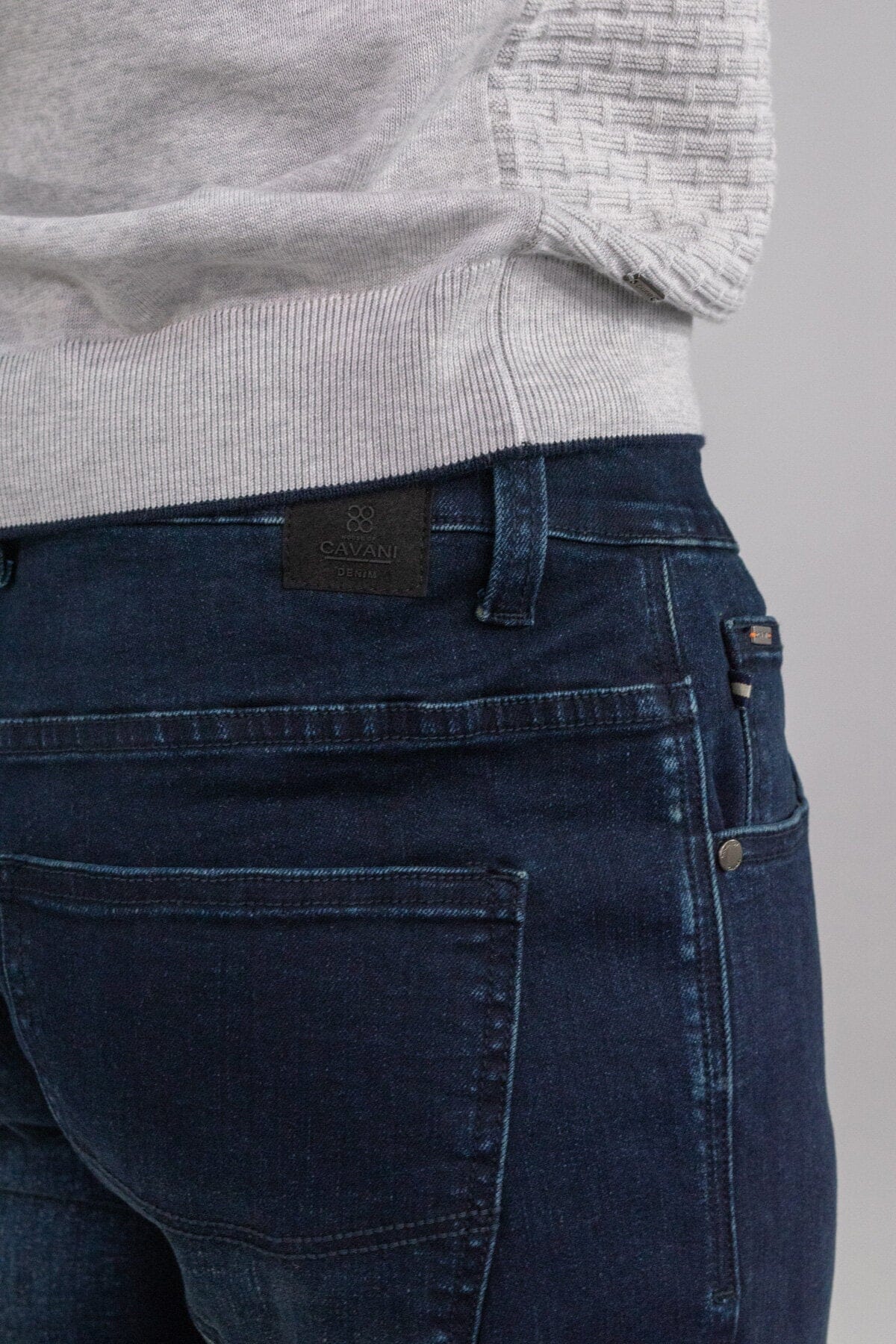 Dempsey Navy Denim Jeans - Jeans - - THREADPEPPER