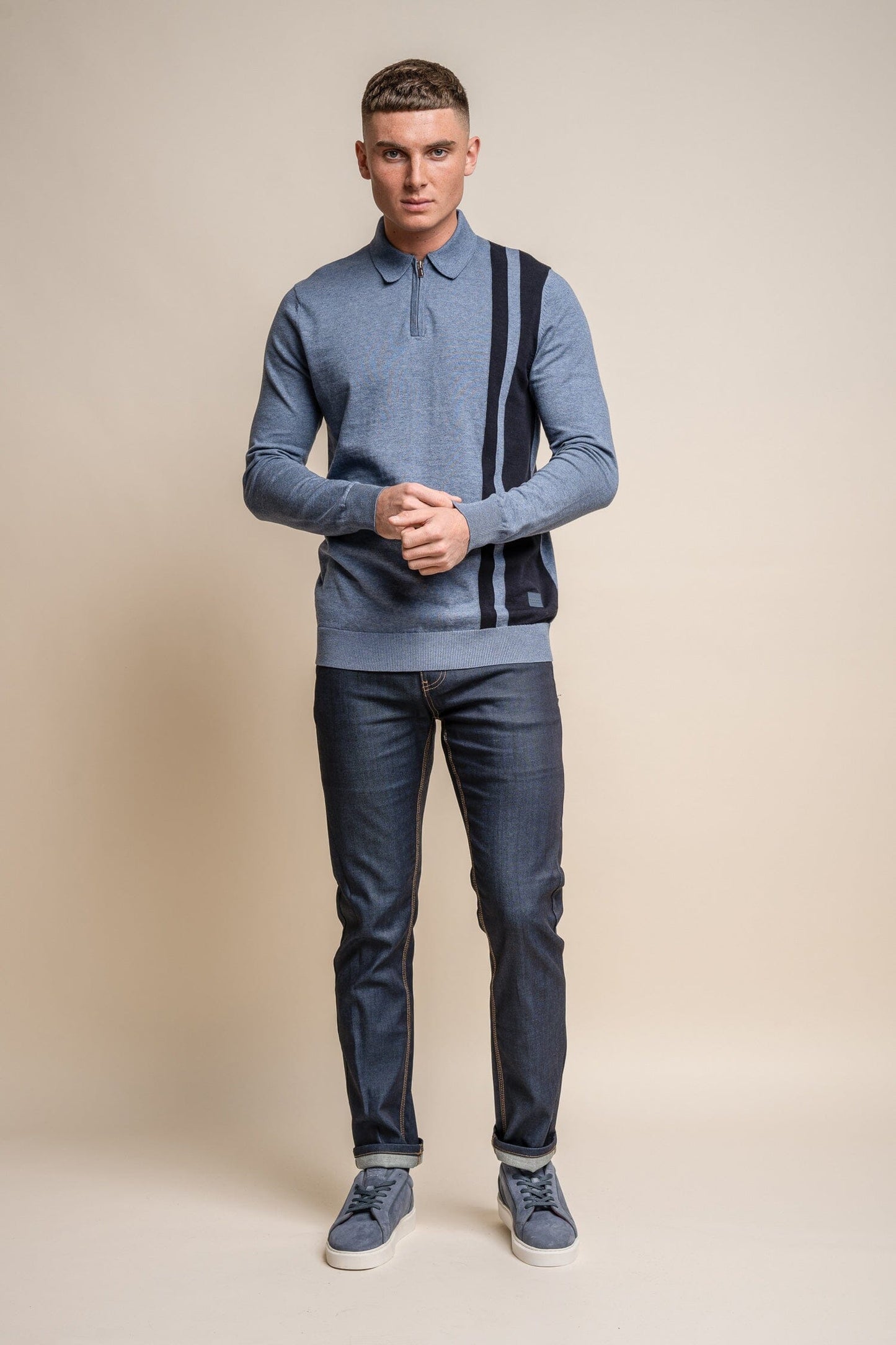 Diablo Airforce Quarter Zip Jumper - Jumpers - - THREADPEPPER