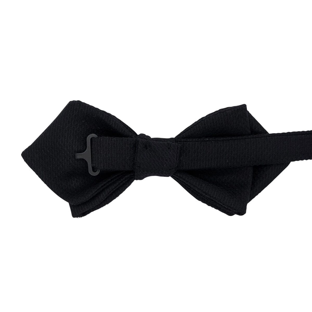 Diamond Point Black Marcella Bow Tie - Formalwear - 