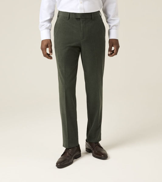 Dorsey Moss Green Corduroy Trousers - Trousers - 30R 