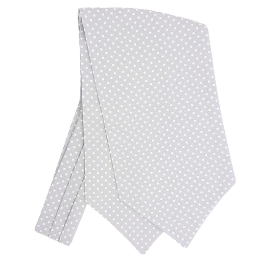 Dove Spot Cotton Cravat - Cravats - Cravat Only 