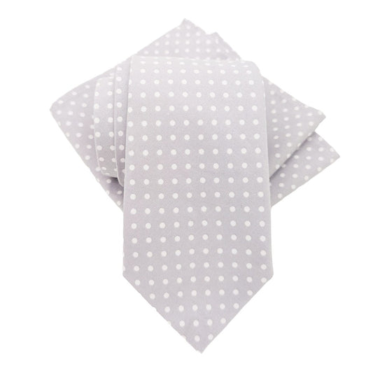 Dove Spot Cotton Tie - Ties - Tie & Pocket Square - Save £1.00 
