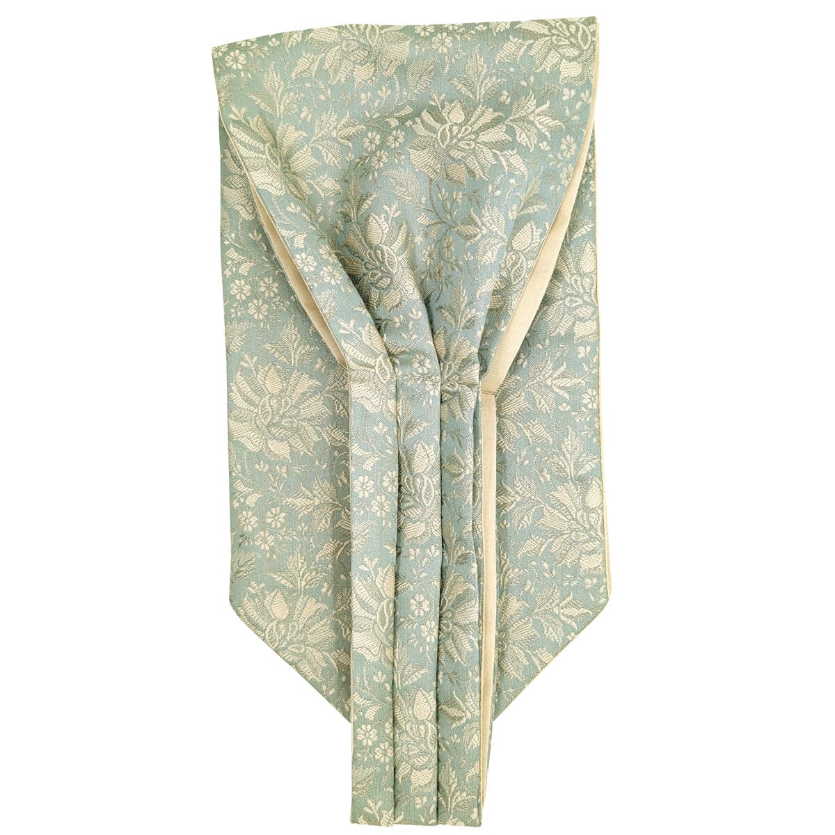 Duck Egg Silk Brocade Cravat - Cravats - 