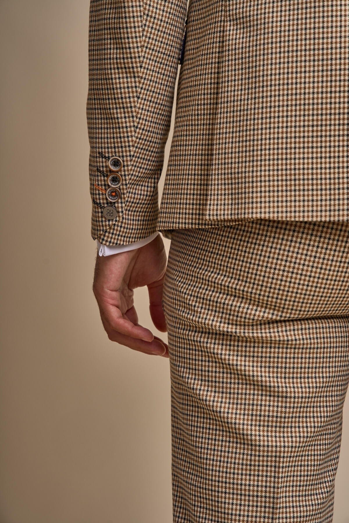 Elwood Houndstooth Suit Swatch - Swatch - 