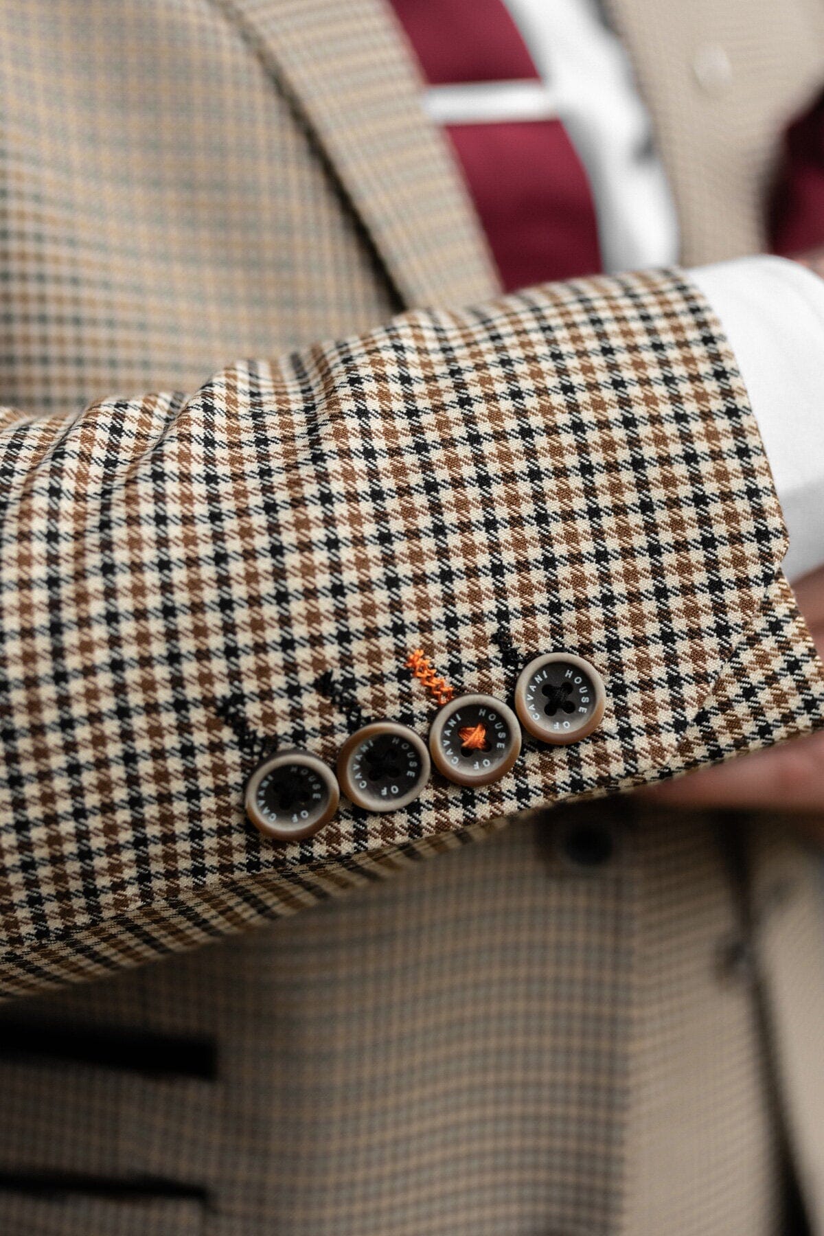 Elwood Houndstooth Suit Swatch - Swatch - 