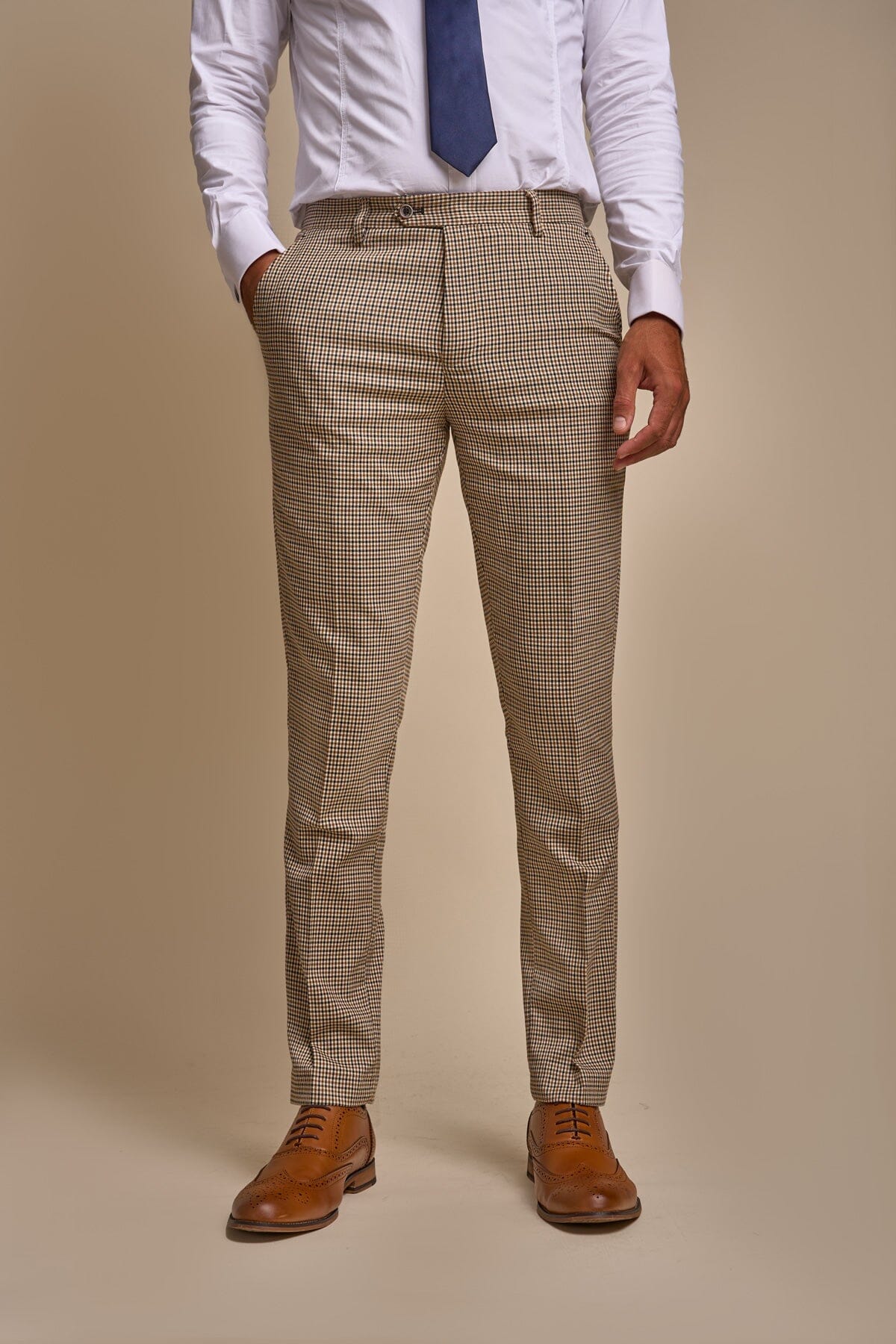 Elwood Houndstooth Suit Swatch - Swatch - 