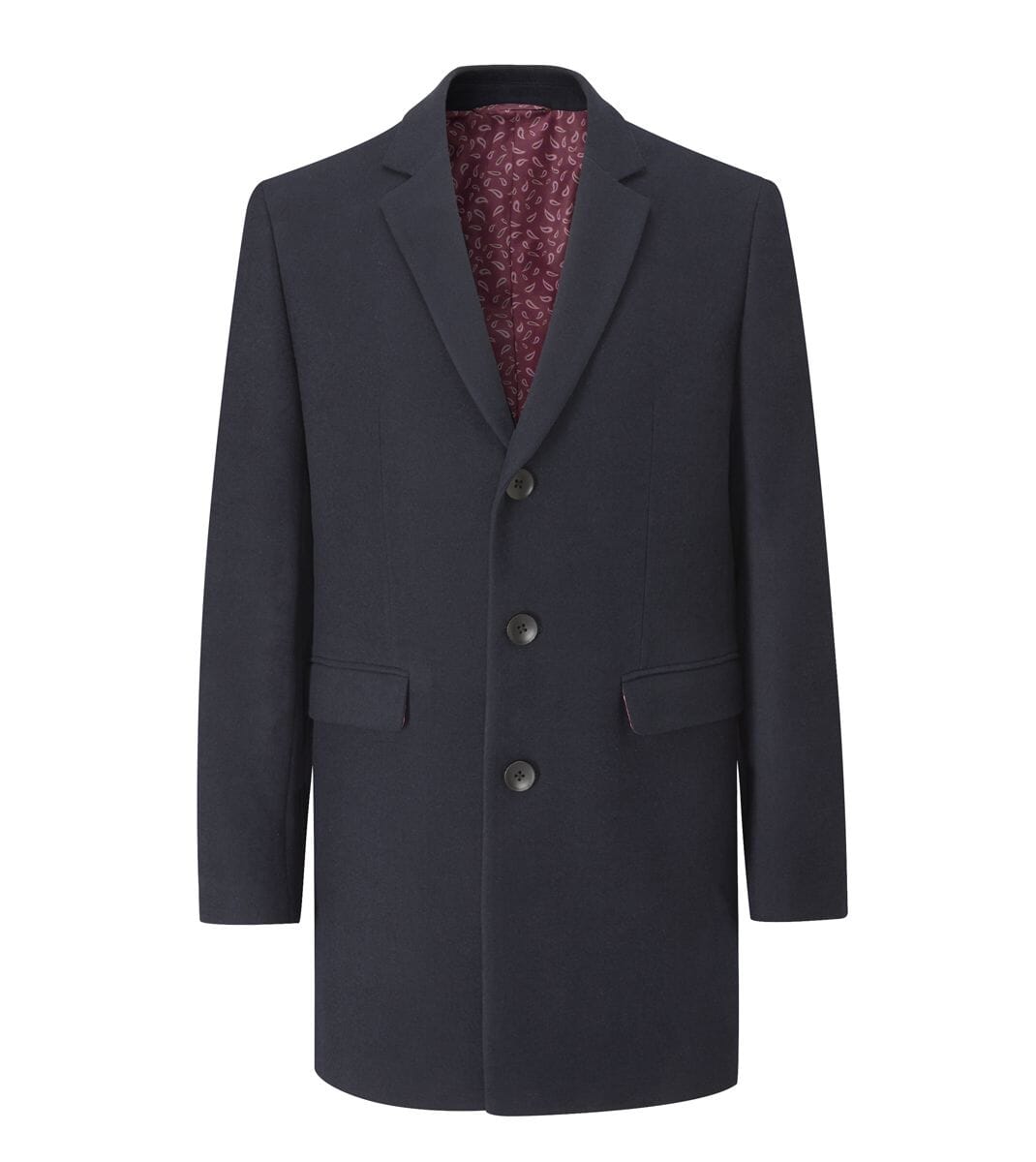 Fairlop Navy Overcoat - STOCK CLEARANCE - Coats - - THREADPEPPER