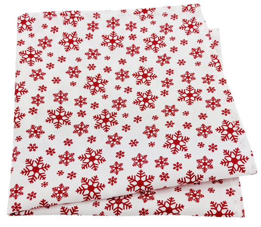 Falling Snowflakes Pocket Square - Handkerchiefs - 