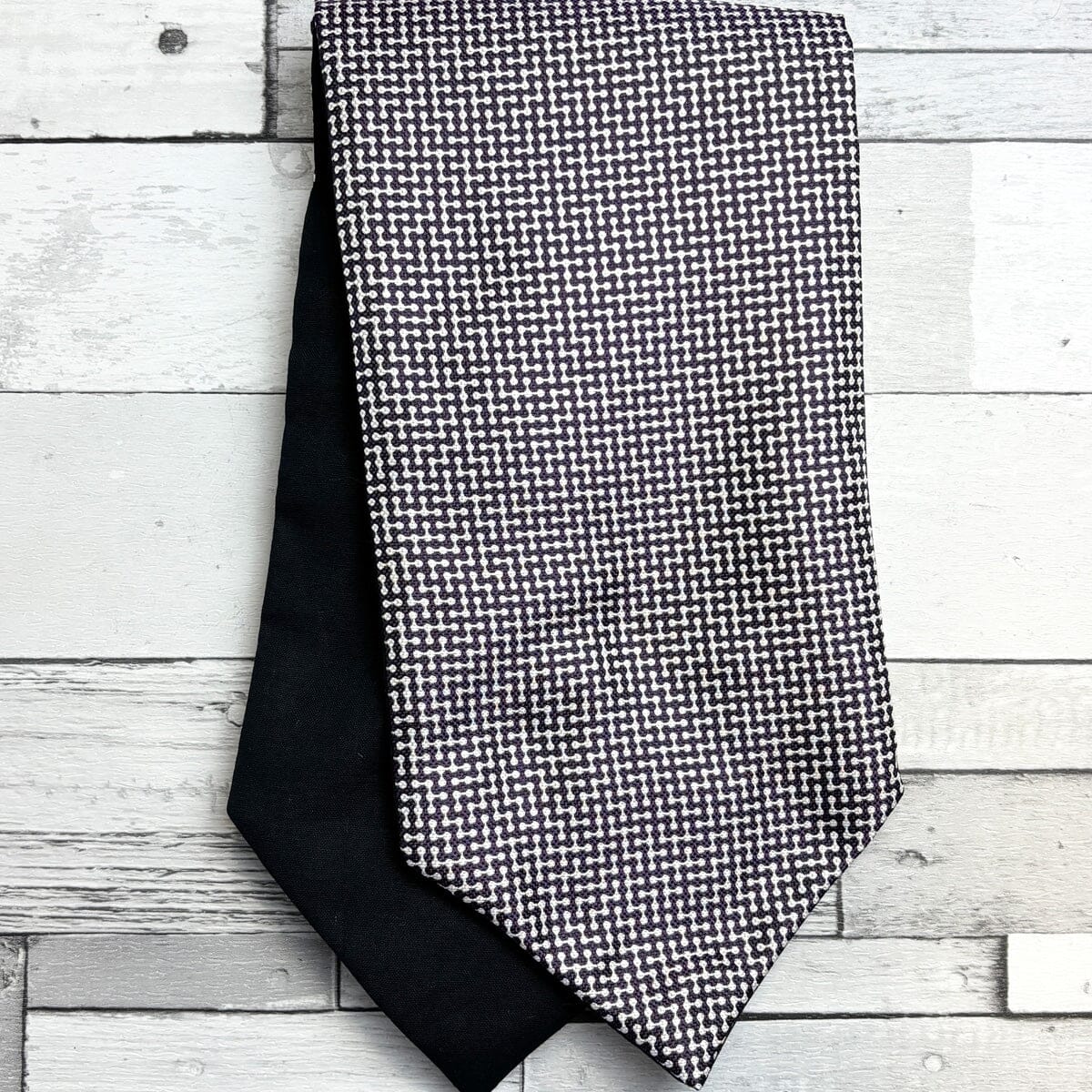 Fleming Patterned Silk Cravat - Cravats - 