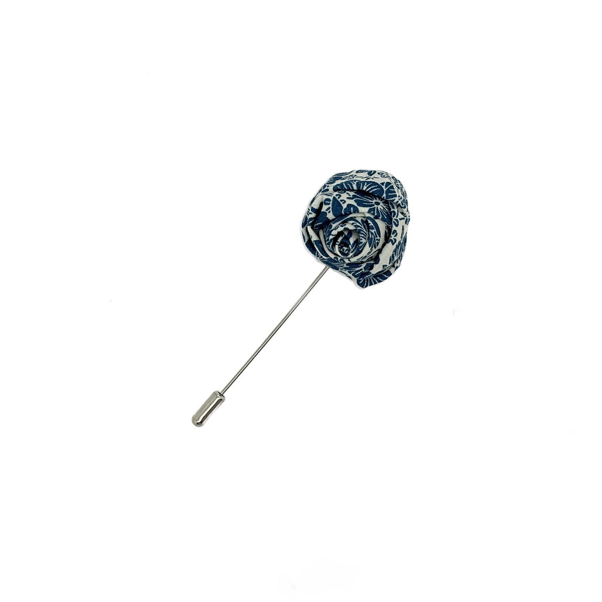 Floral Lapel Pin - Lapel Pins - Blue 
