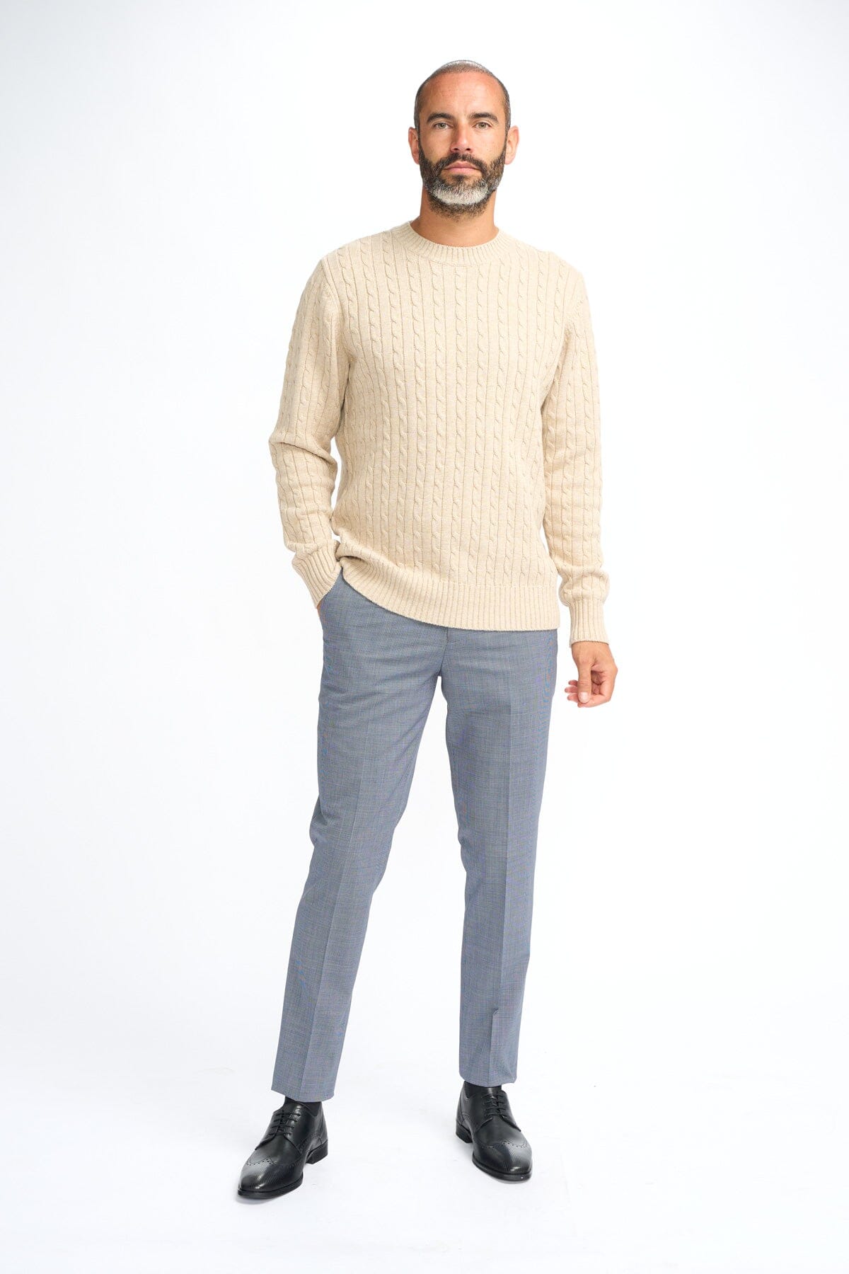 Foston Fawn Crewneck Jumper - Jumpers - 