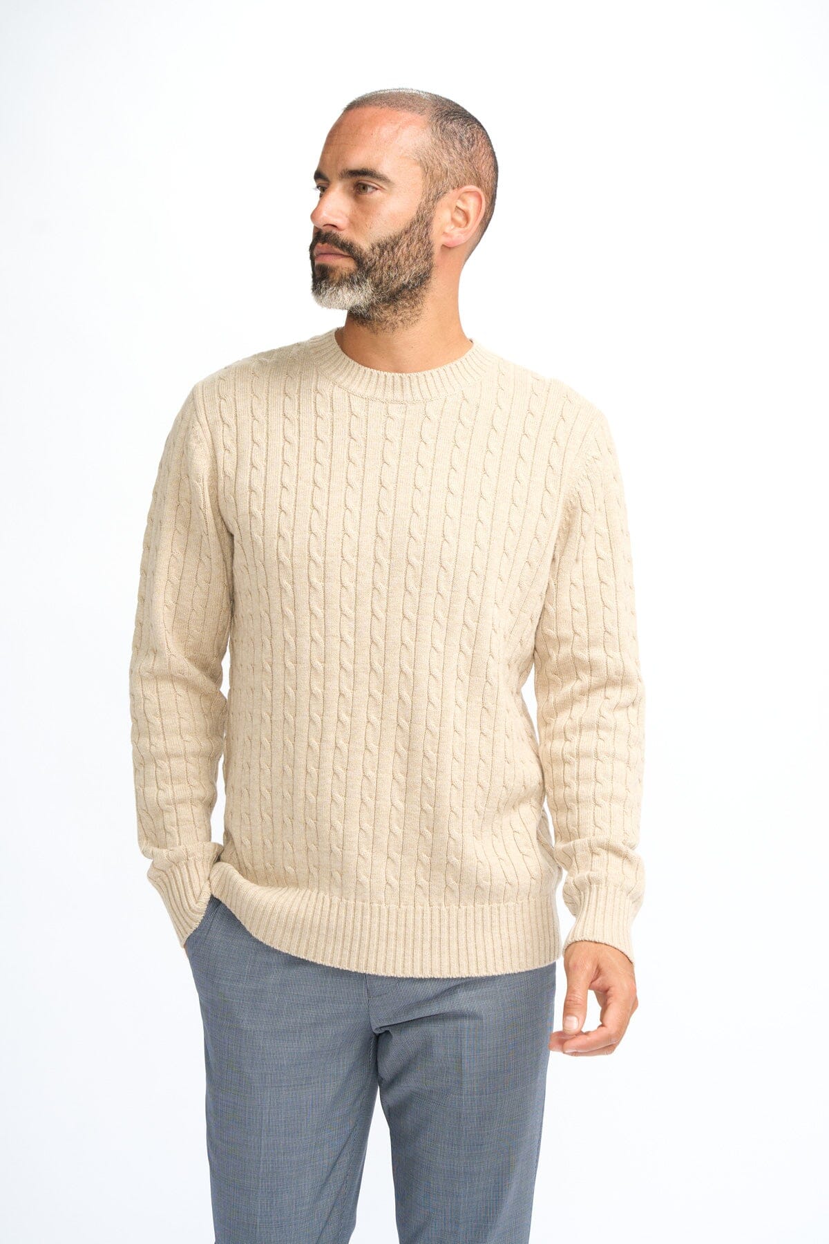 Foston Fawn Crewneck Jumper - Jumpers - 