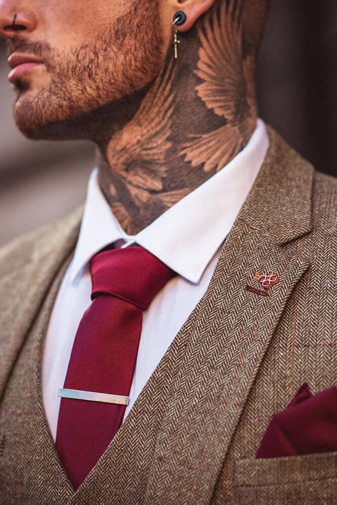 Gaston Sage Tweed Suit Swatch - Swatch - 