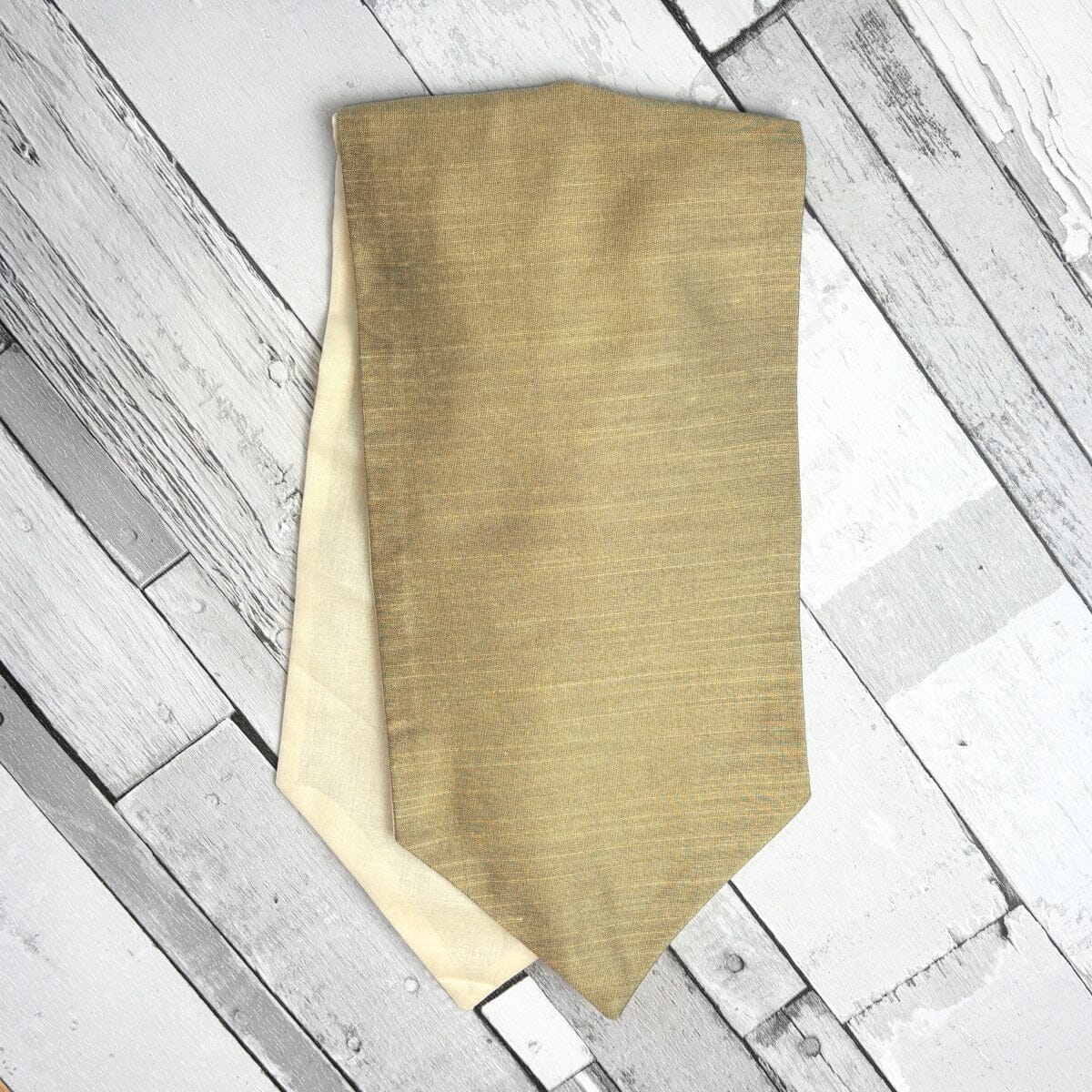 Golden Barley Dupion Cravat - Cravats - 