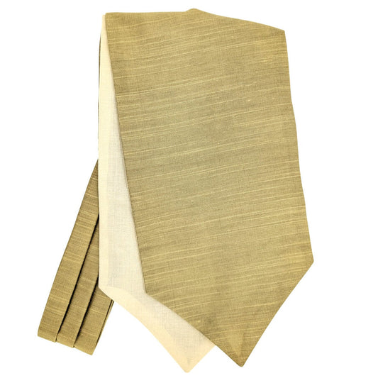 Golden Barley Dupion Cravat - Cravats - 