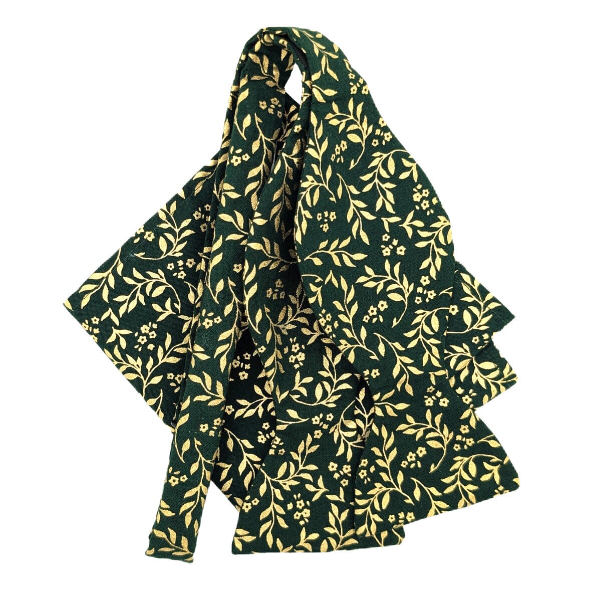 Green & Gold Leaves Bow Tie - Bow Ties - 