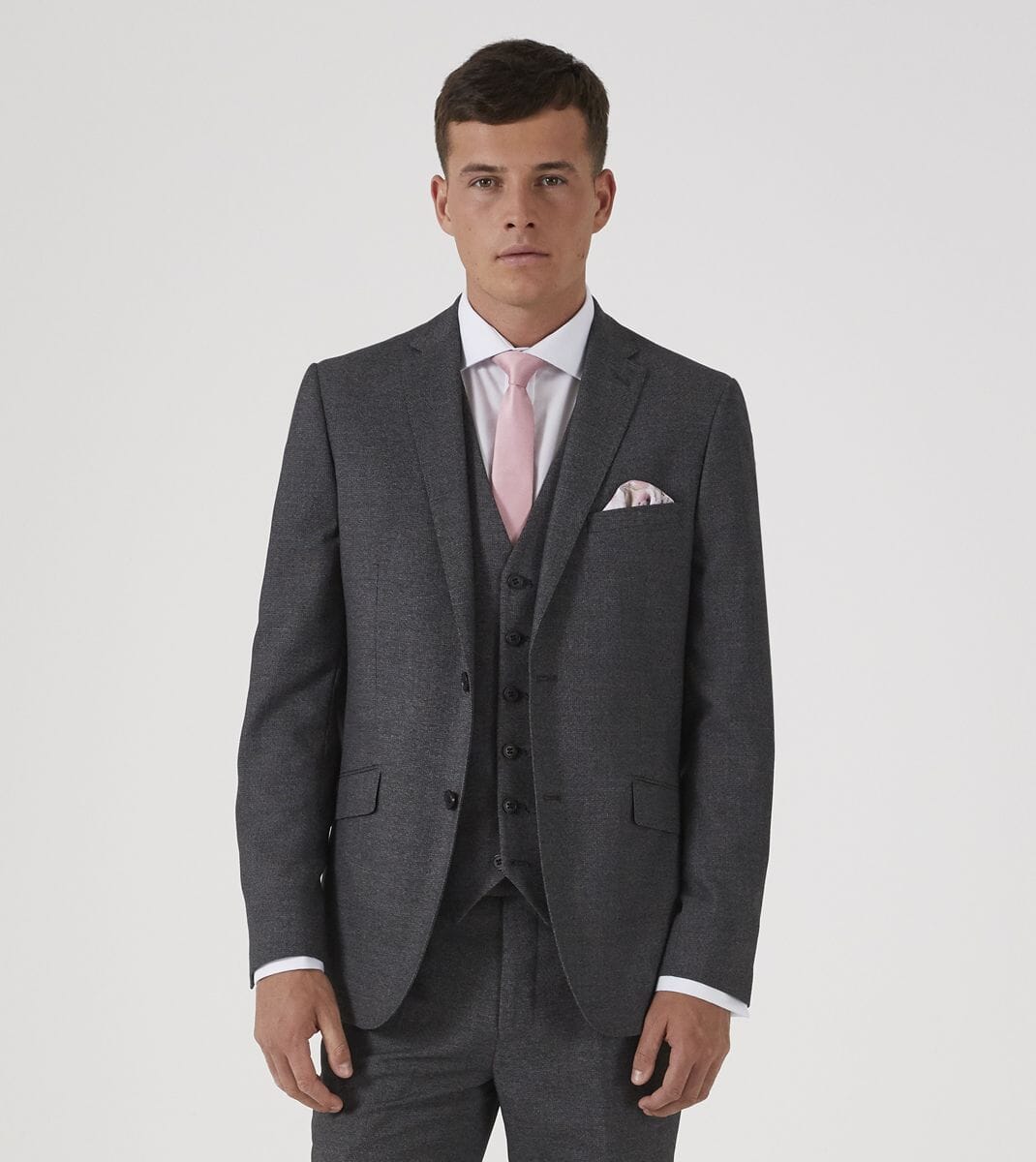 Harcourt Grey 3 Piece Suit - Suits - 