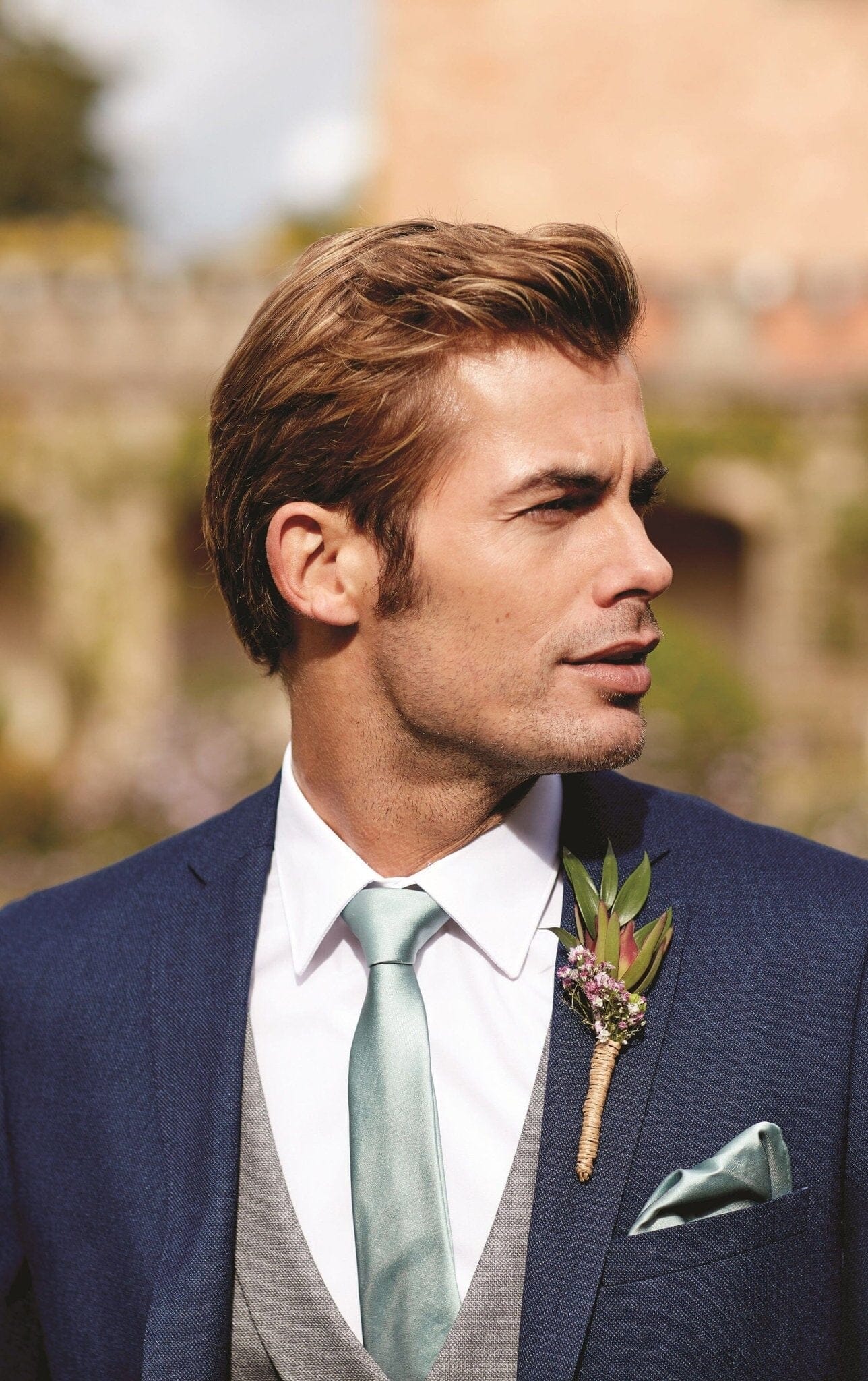 Harcourt Navy 3 Piece Suit - Suits - 