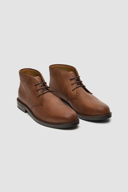Hector Leather Boots - Boots - Tan 7 