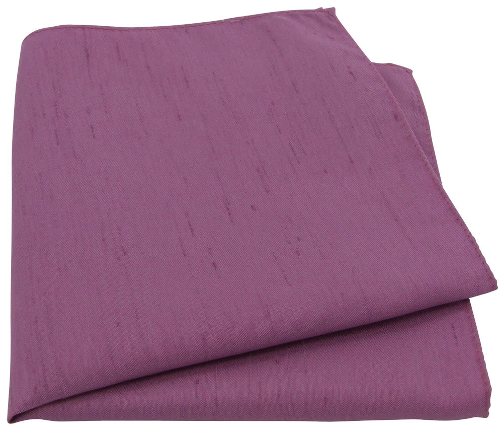 Clearance - Amethyst Shantung Pocket Square