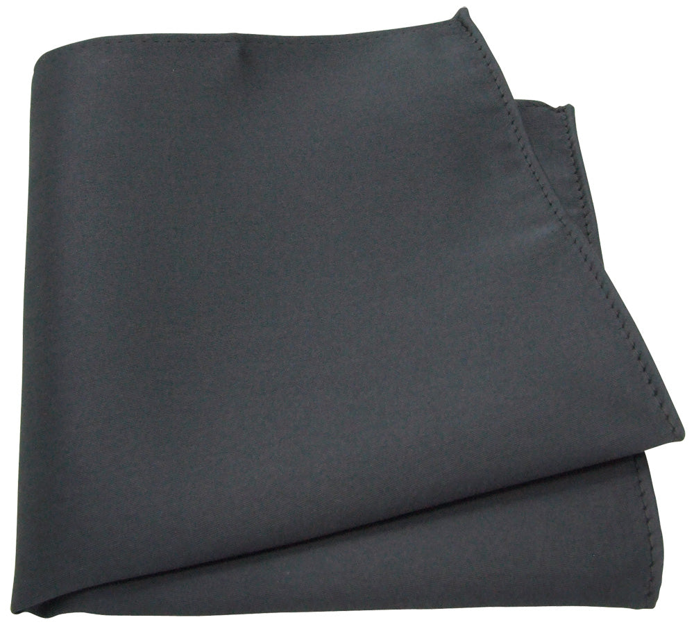 Clearance - Charcoal Pocket Square